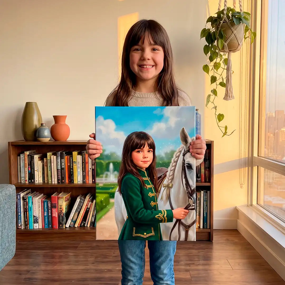 Equestrian Princess - Personalized Portrait