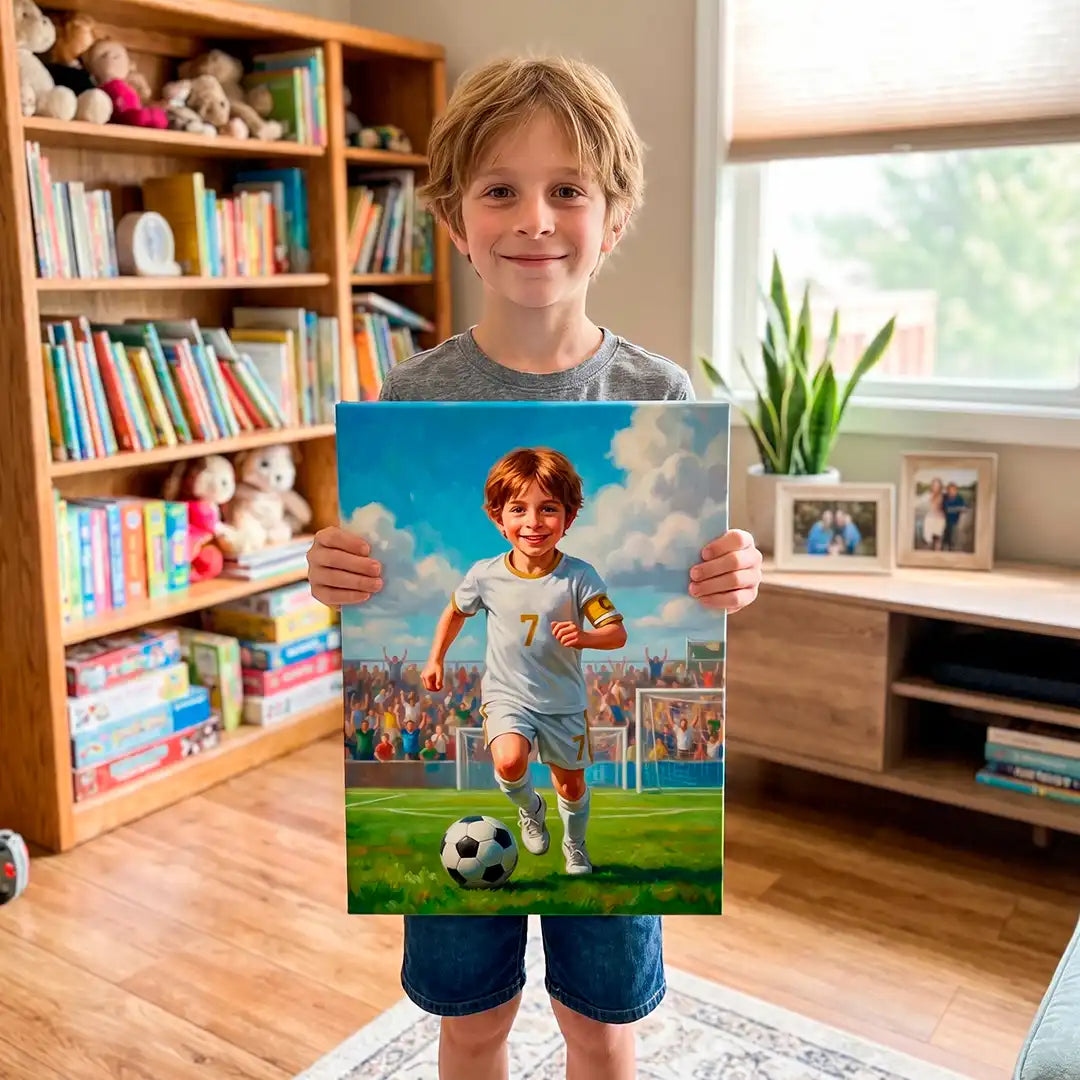 Goal Striker - Personalized Portrait