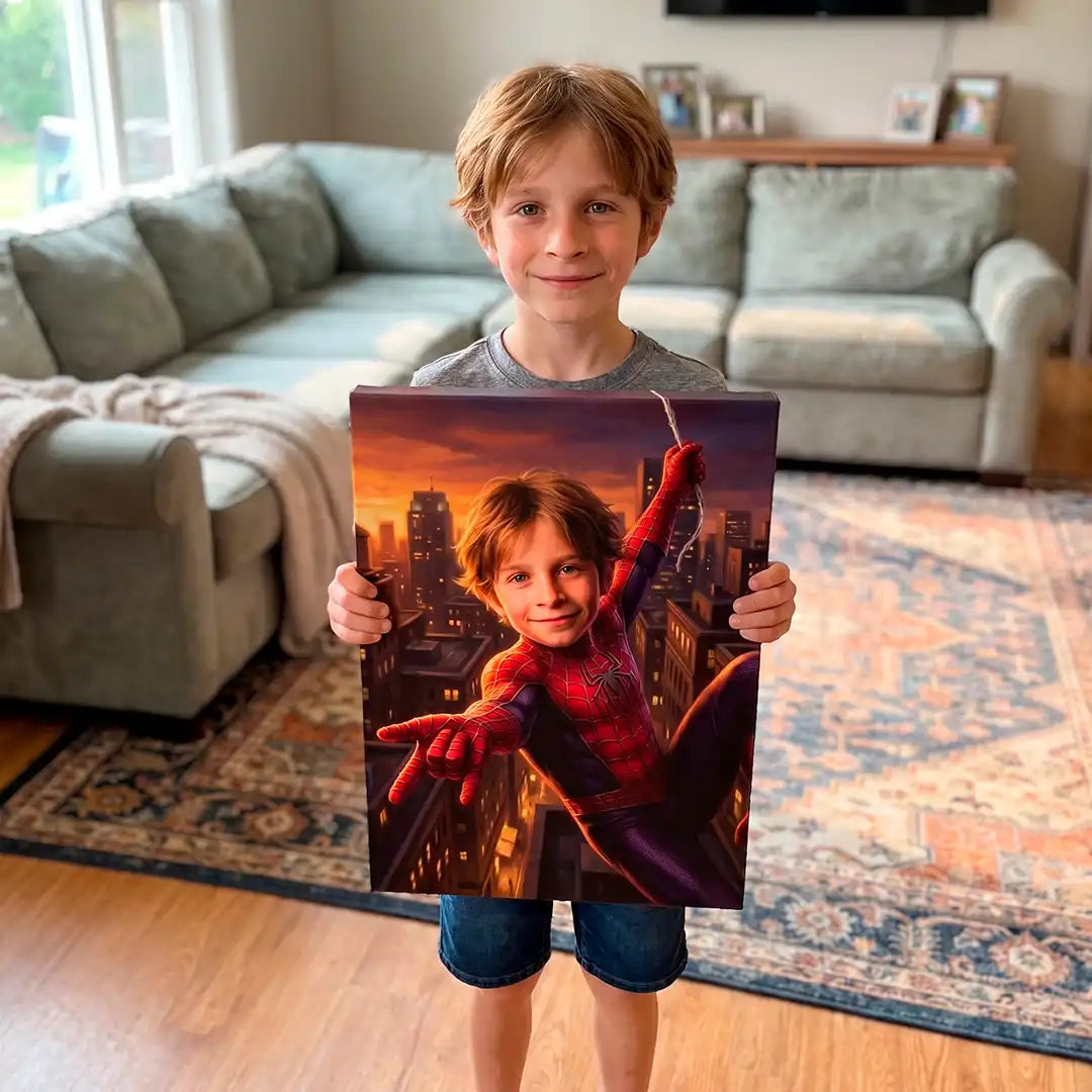 Swinging Hero - Personalized Portrait