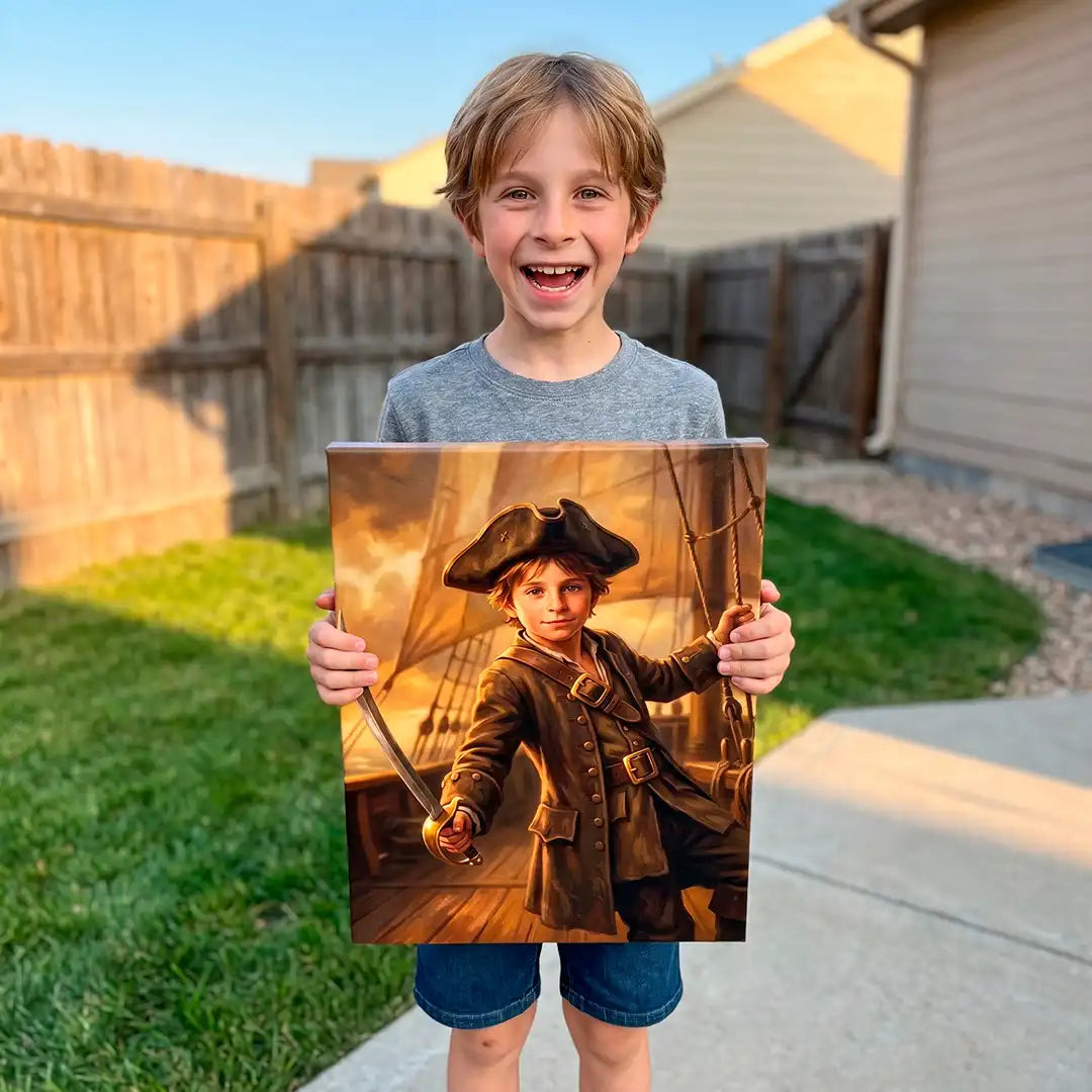 Pirate Captain - Personalized Portrait