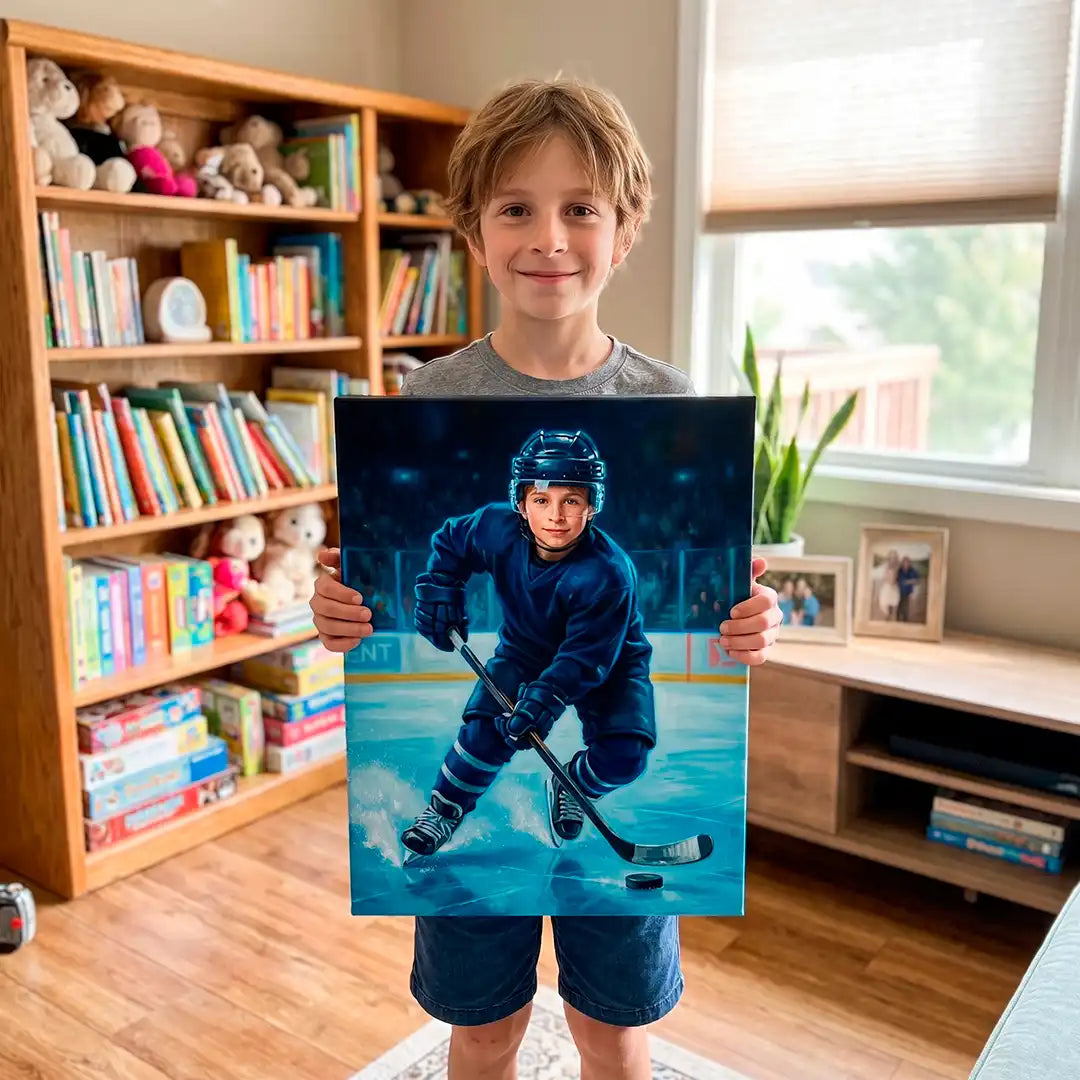 Hockey Star - Personalized Portrait