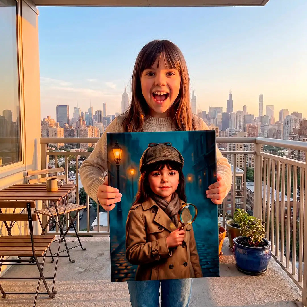 Junior Detective - Personalized Portrait