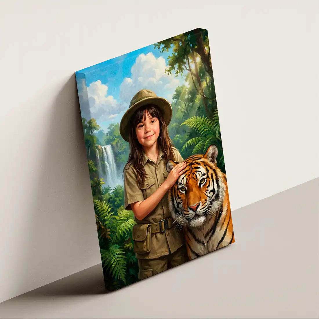 Tiger Keeper (Girl) - Personalized Portrait
