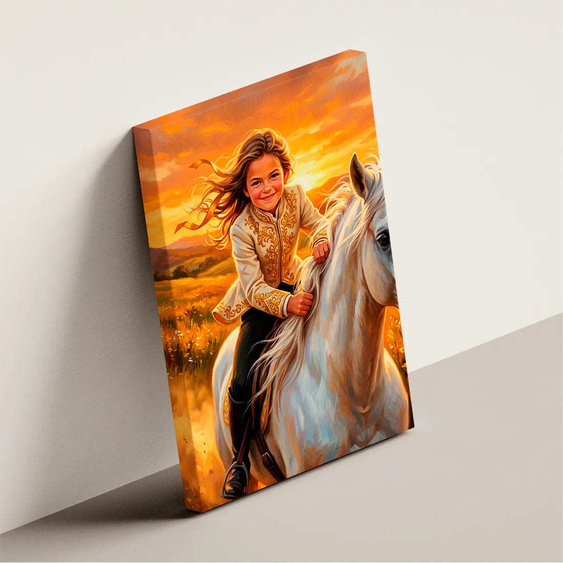 Horse Rider at Full Gallop