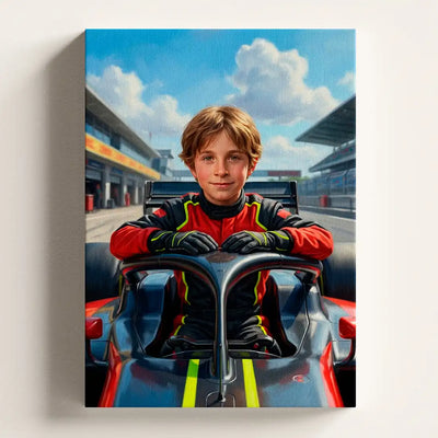 F1 Driver - Personalized Portrait