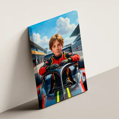 F1 Driver - Personalized Portrait