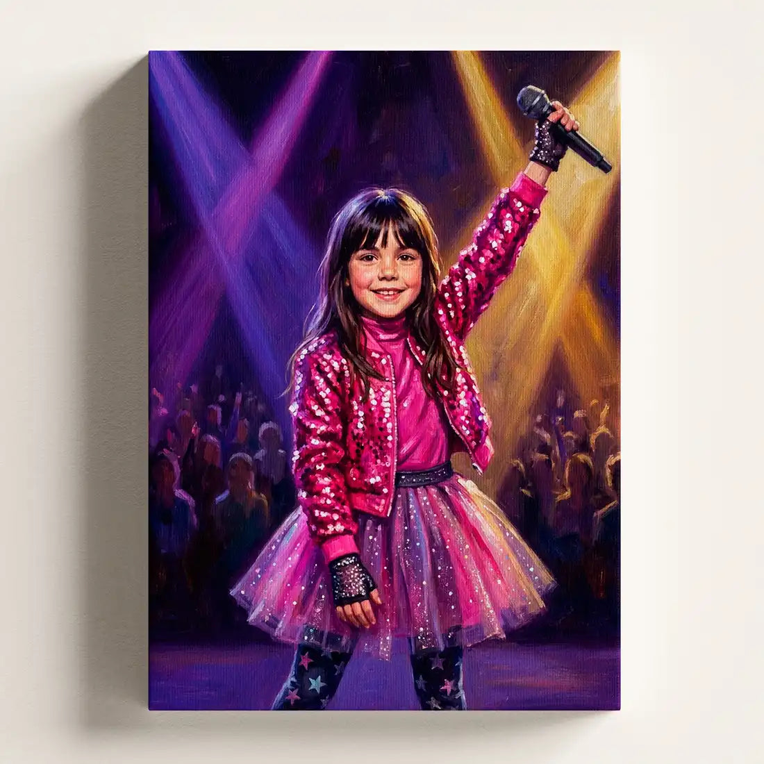Popstar Singer - Personalized Portrait