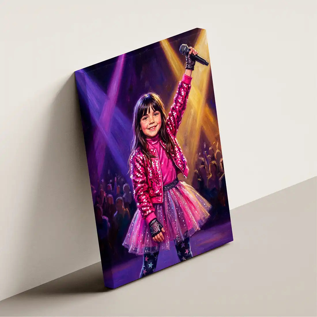 Popstar Singer - Personalized Portrait