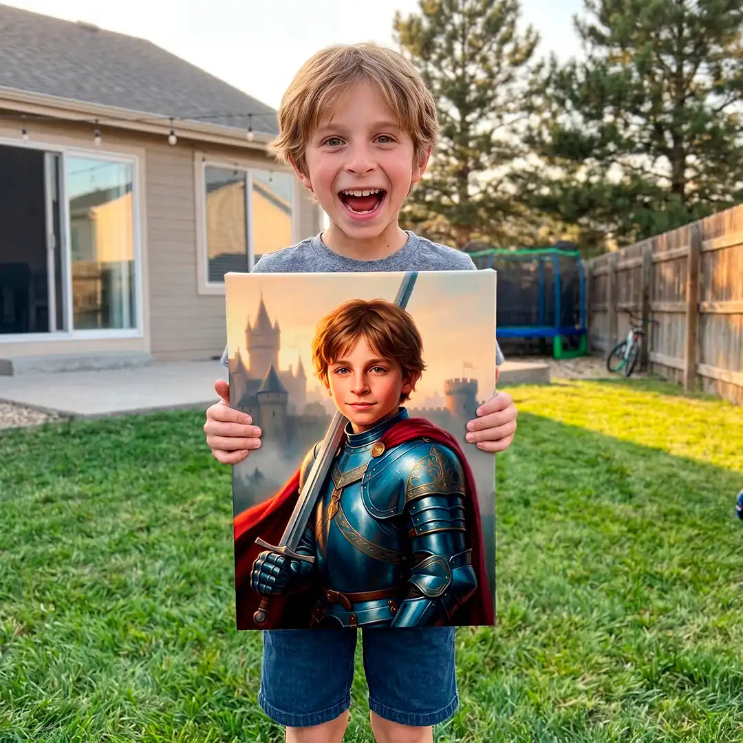 Steel Knight - Personalized Portrait