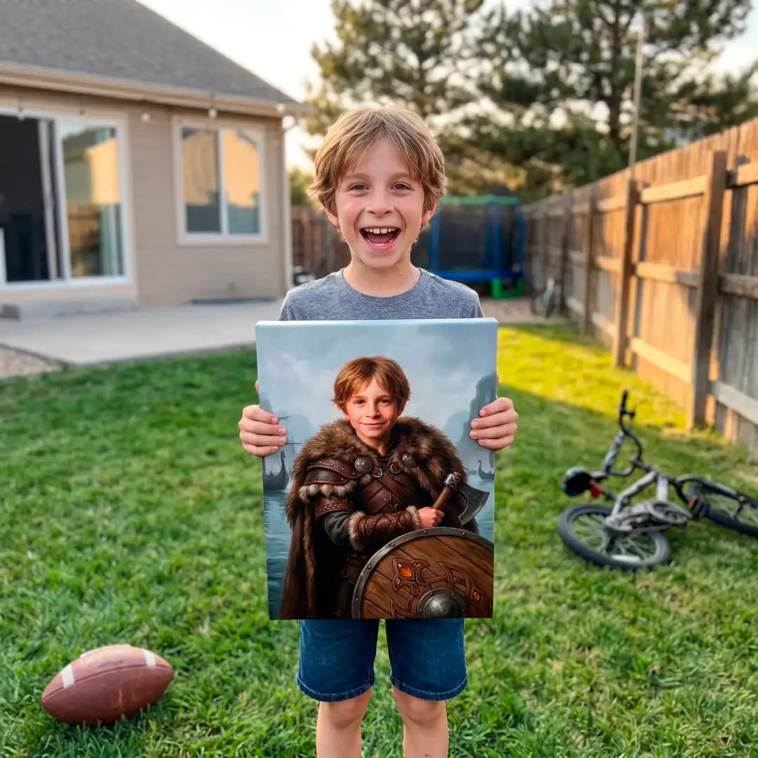 Viking Warrior - Personalized Portrait