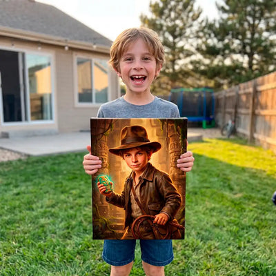 Temple Explorer (Boy) - Personalized Portrait