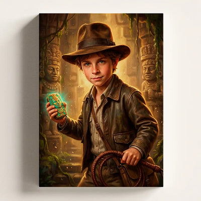 Temple Explorer (Boy) - Personalized Portrait