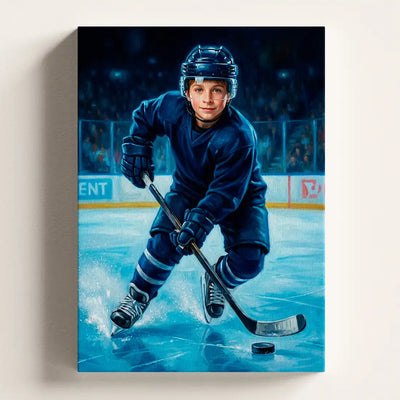 Hockey Star - Personalized Portrait