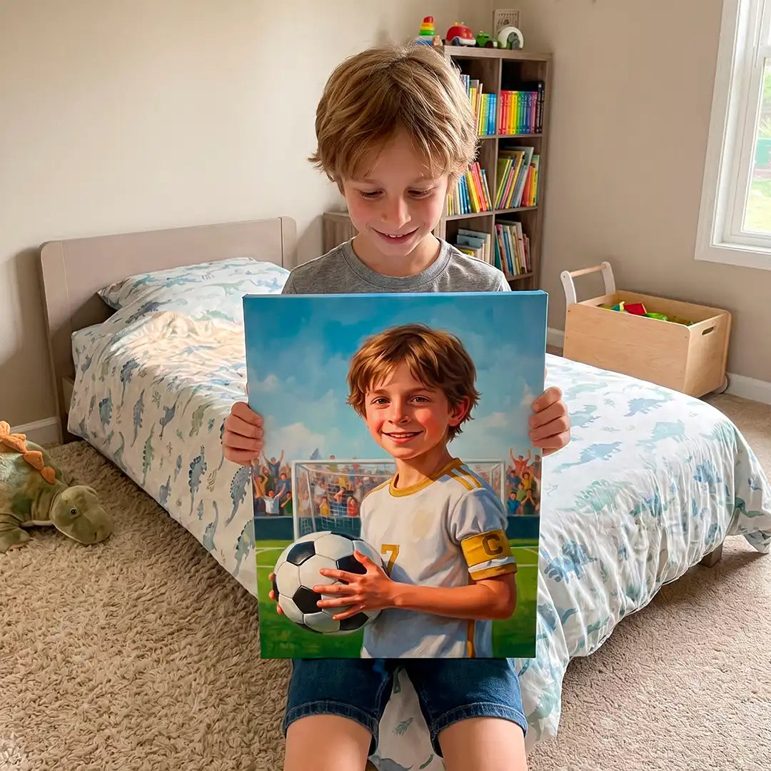 Soccer Champion - Personalized Portrait