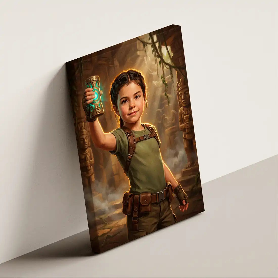 Temple Explorer (Girl) - Personalized Portrait