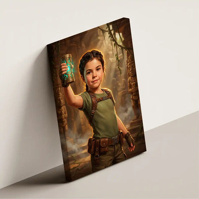 Temple Explorer (Girl) - Personalized Portrait
