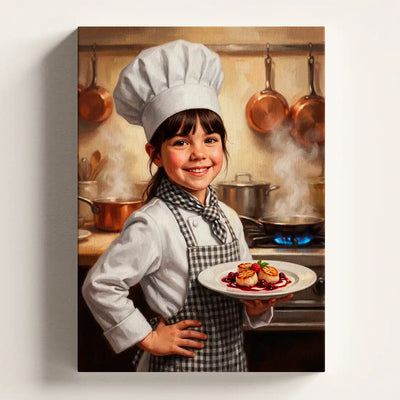 Little Chef (Girl) - Personalized Portrait
