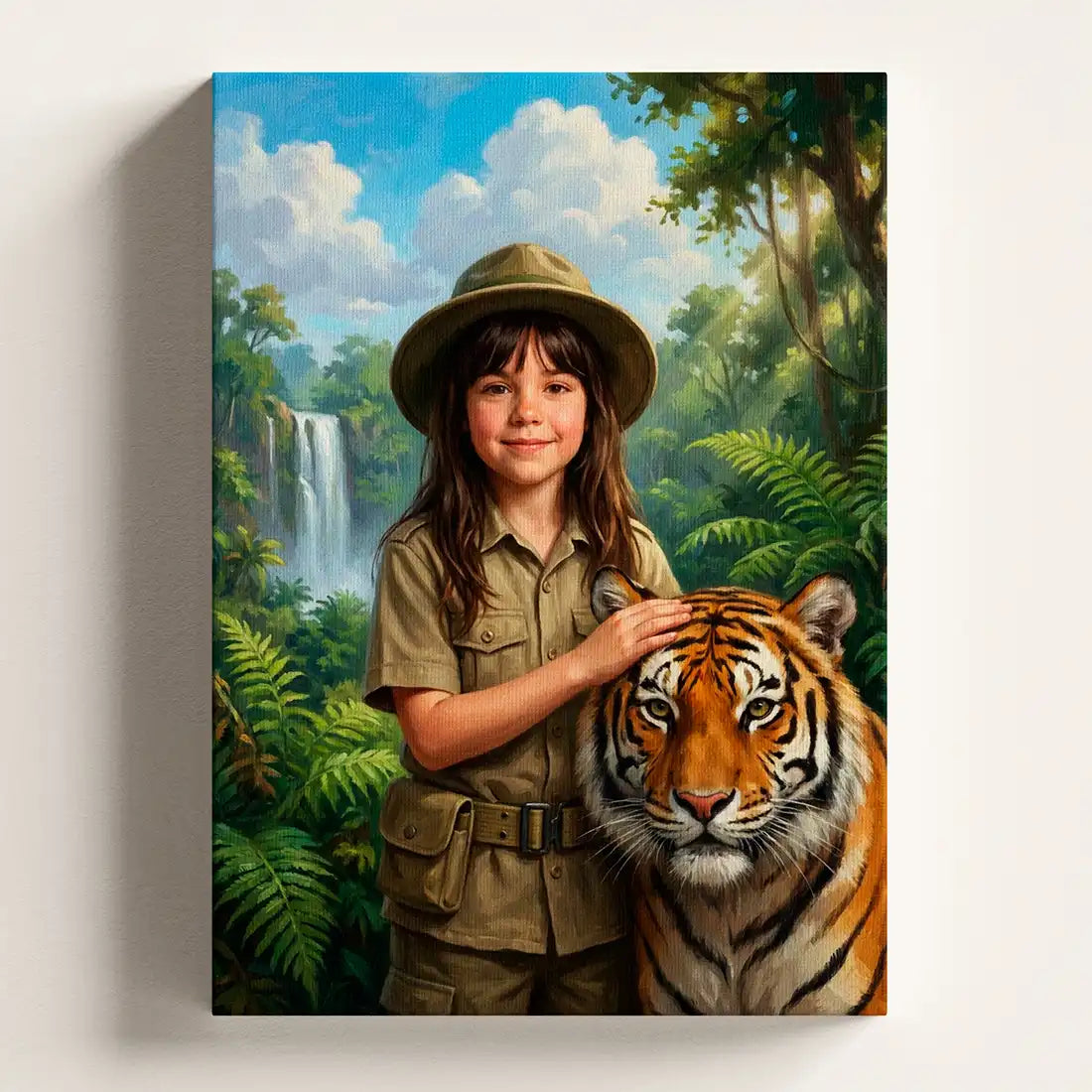 Tiger Keeper (Girl) - Personalized Portrait
