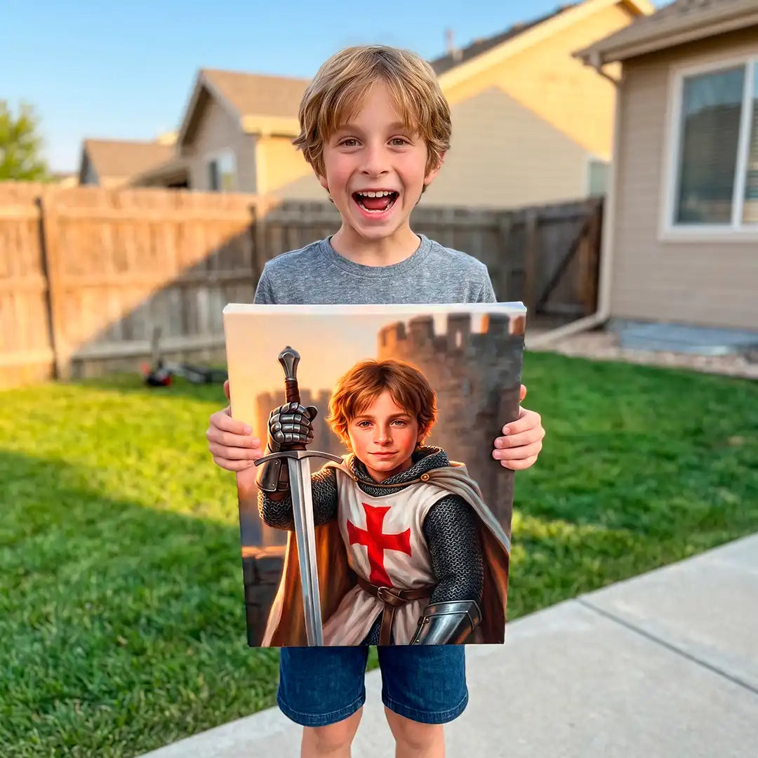Templar Knight - Personalized Portrait