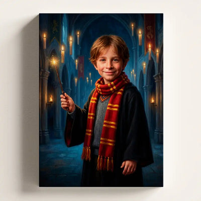 Wizard Student (Boy) - Personalized Portrait
