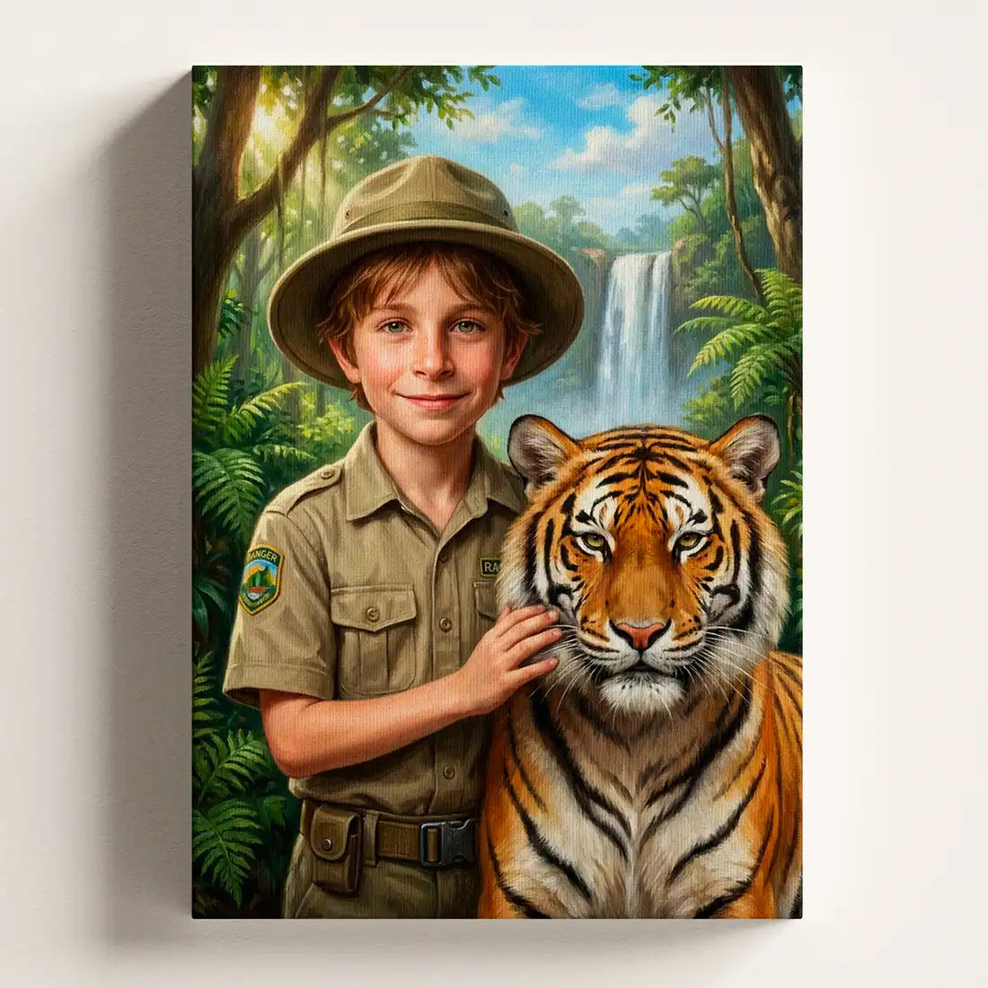 Tiger Keeper (Boy) - Personalized Portrait