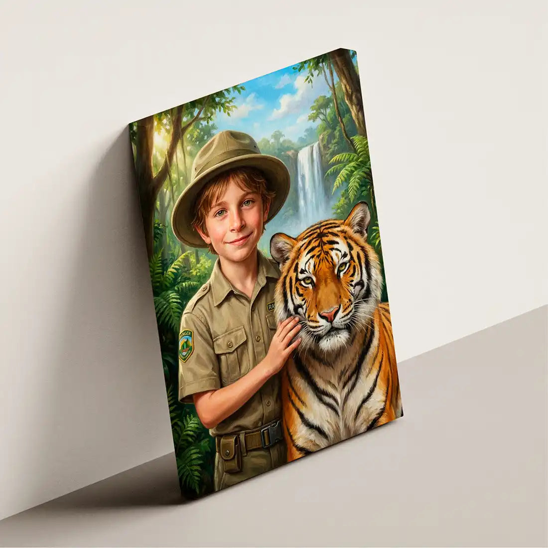 Tiger Keeper (Boy) - Personalized Portrait
